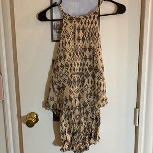 Romper with pattern